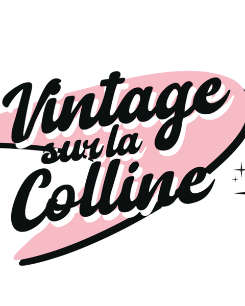 logo vintage sur la colline