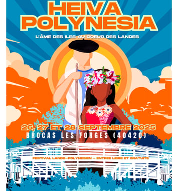 Affiche Heiva Polynesia Brocas 2025