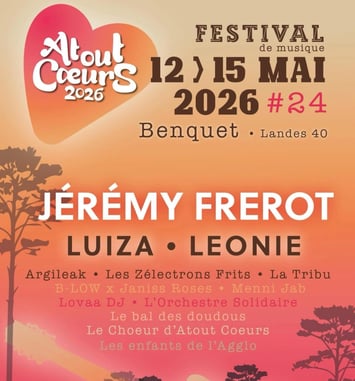 Festival Atout Coeurs 2026 affiche