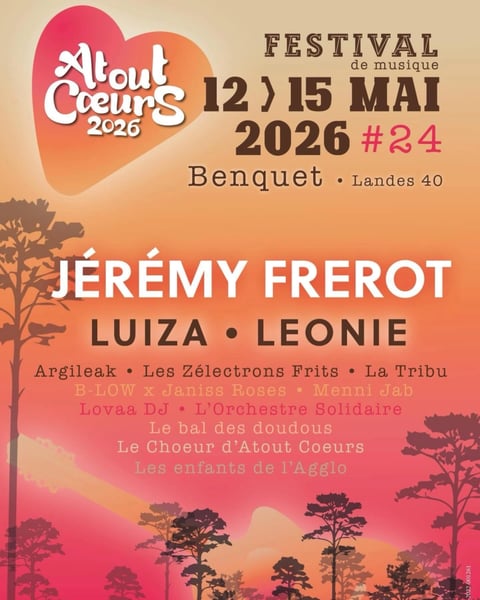 Festival Atout Coeurs 2026 affiche