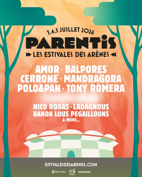 Les Estivales des Arènes affiche 2026