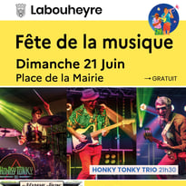 Fête de la Musique : Madame Swing & Honky Tonky Trio