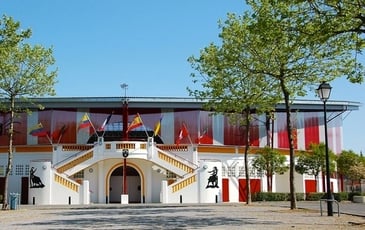 Visite des arènes de Pomarez