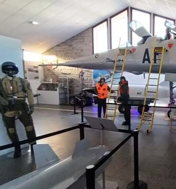 Visite libre de l'espace Rozanoff, musée de la Base aérienne de Mont-de-Marsan