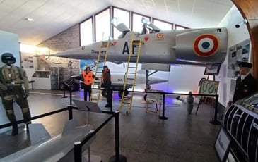Visite libre de l'espace Rozanoff, musée de la Base aérienne de Mont-de-Marsan