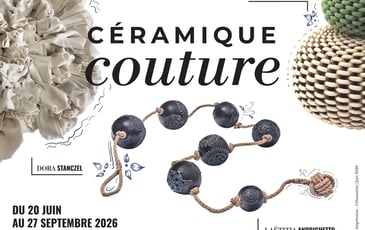 Visite libre : à la découverte de l'exposition vente "Céramique Couture"
