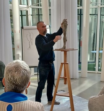 Masterclass de modelage par le sculpteur Christophe Charbonnel