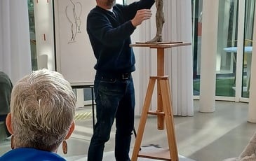 Masterclass de modelage par le sculpteur Christophe Charbonnel
