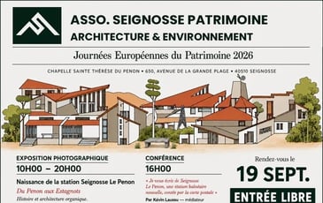 Je vous écris de Seignosse Le Penon, une station balnéaire nouvellement contée par la carte postale