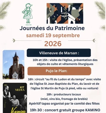 Circuit du patrimoine en Armagnac landais