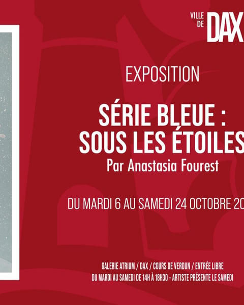 Exposition "Série bleue : sous les étoiles"