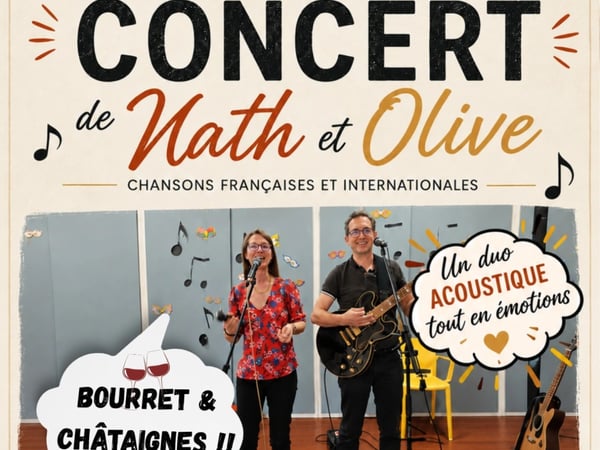 Concert duo cordes vocales + bourret châtaignes