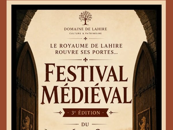 Festival Médieval Domaine de Lahire 3ème Edition