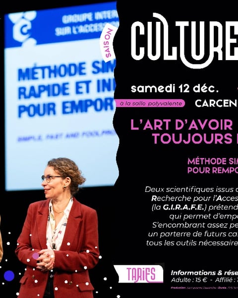 Saison Culturelle : "L'art d'avoir toujours raison"
