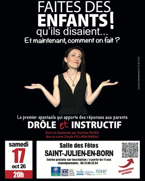 Théâtre "Faites des enfants qu'ils disaient..."