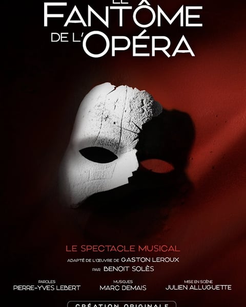 Comédie musicale "Le fantôme de l'opéra"