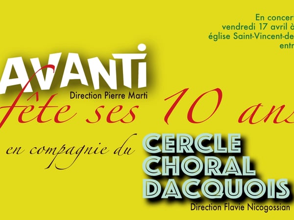 Concert vocal : Avanti