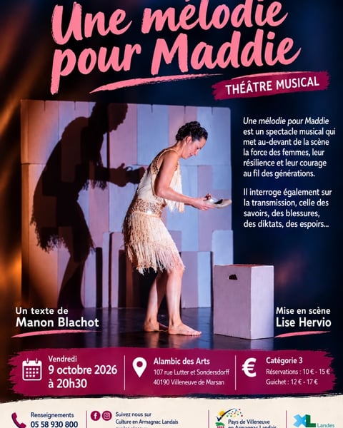 Théâtre musical : Une mélodie pour Maddie