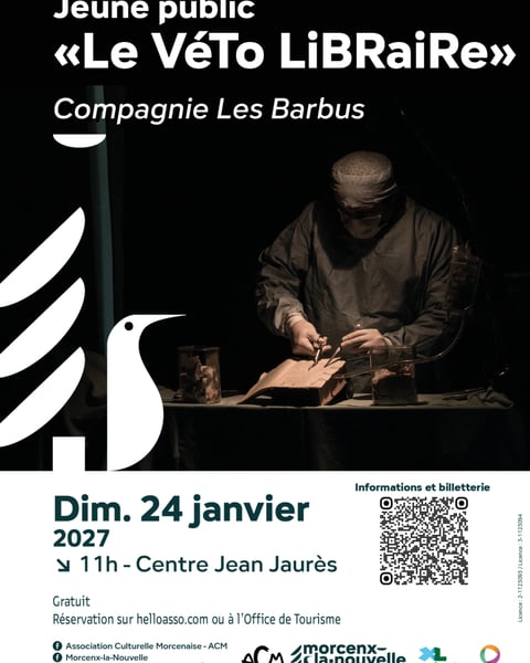 Le véto Libraire - Association culturelle Morcenaise