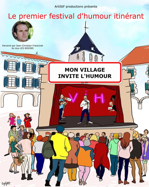 Mon village invite l'humour