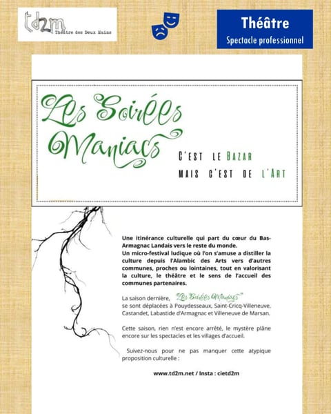 Les Soirées Maniacs : C'est le bazar mais c'est de l'Art