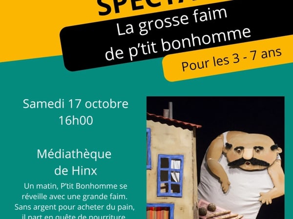 Spectacle "La grosse faim de p'tit bonhomme"