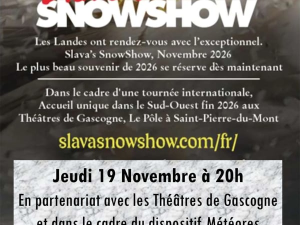 Théâtre : Slava's SNOSHOW