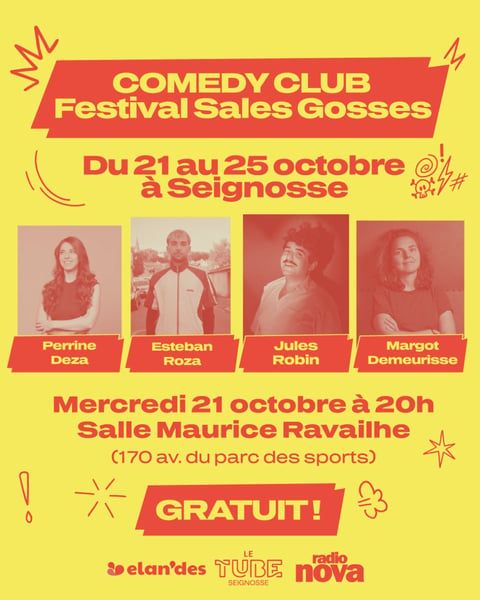 Comedy Club de lancement des Sales Gosses