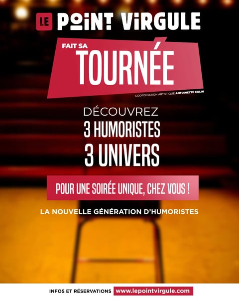 Le Point-Virgule fait sa tournée