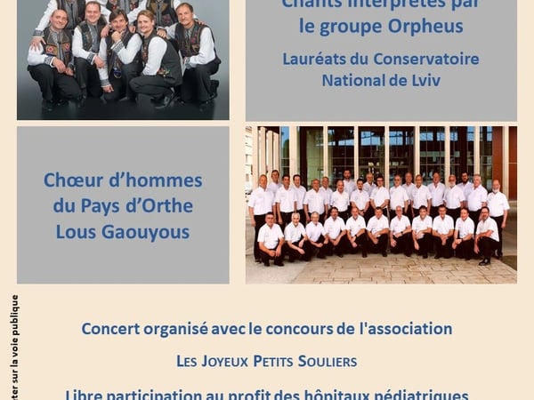 Concert chants d'Ukraine et du Pays d'Orthe