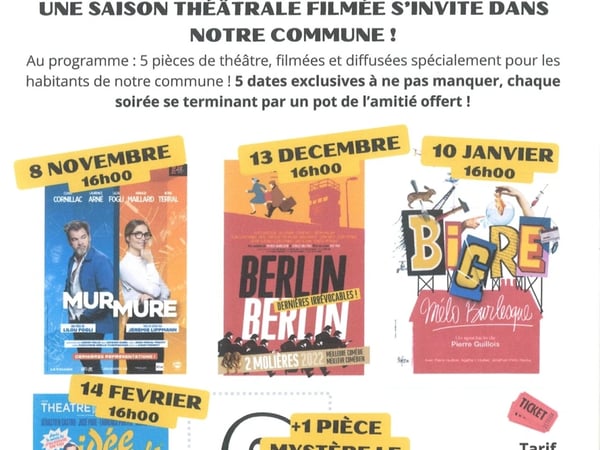 Saison théâtrale au Café associatif