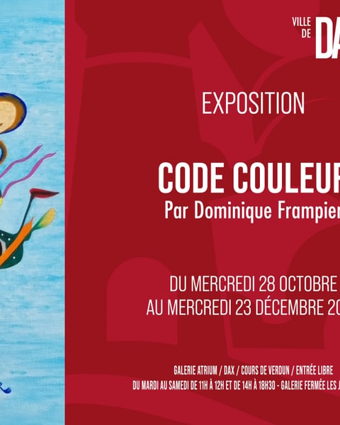 Code couleur, exposition de Dominique Frampier
