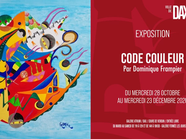 Code couleur, exposition de Dominique Frampier